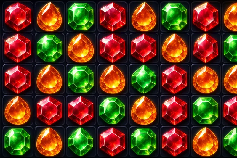 Fire Gems Match-3